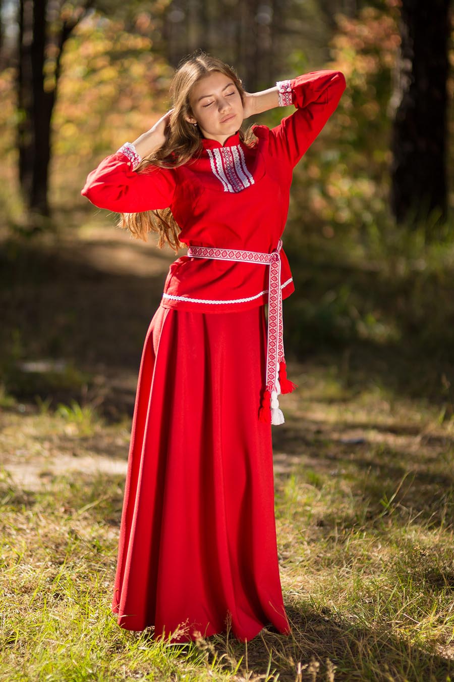 Underwear Women in Slavic costumes in Kouliacan