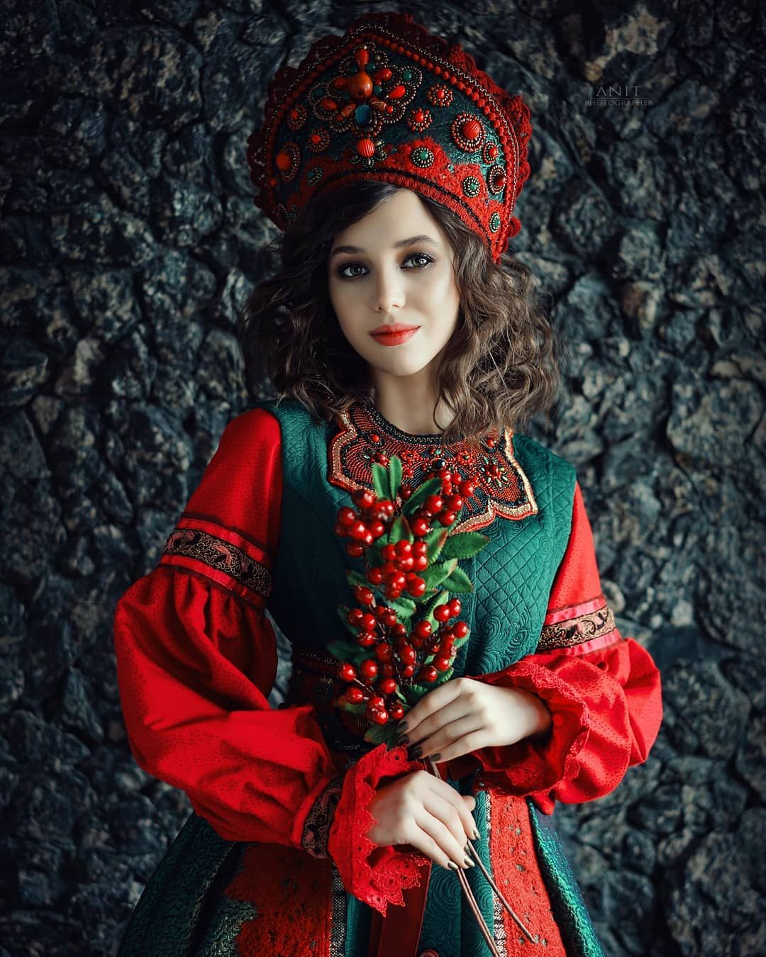 Nude girl Women in Slavic costumes in Kouliacan